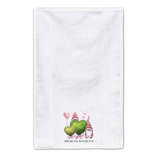 Gnome-Body Loves You as Much as Me Tea Towel - Set of 2